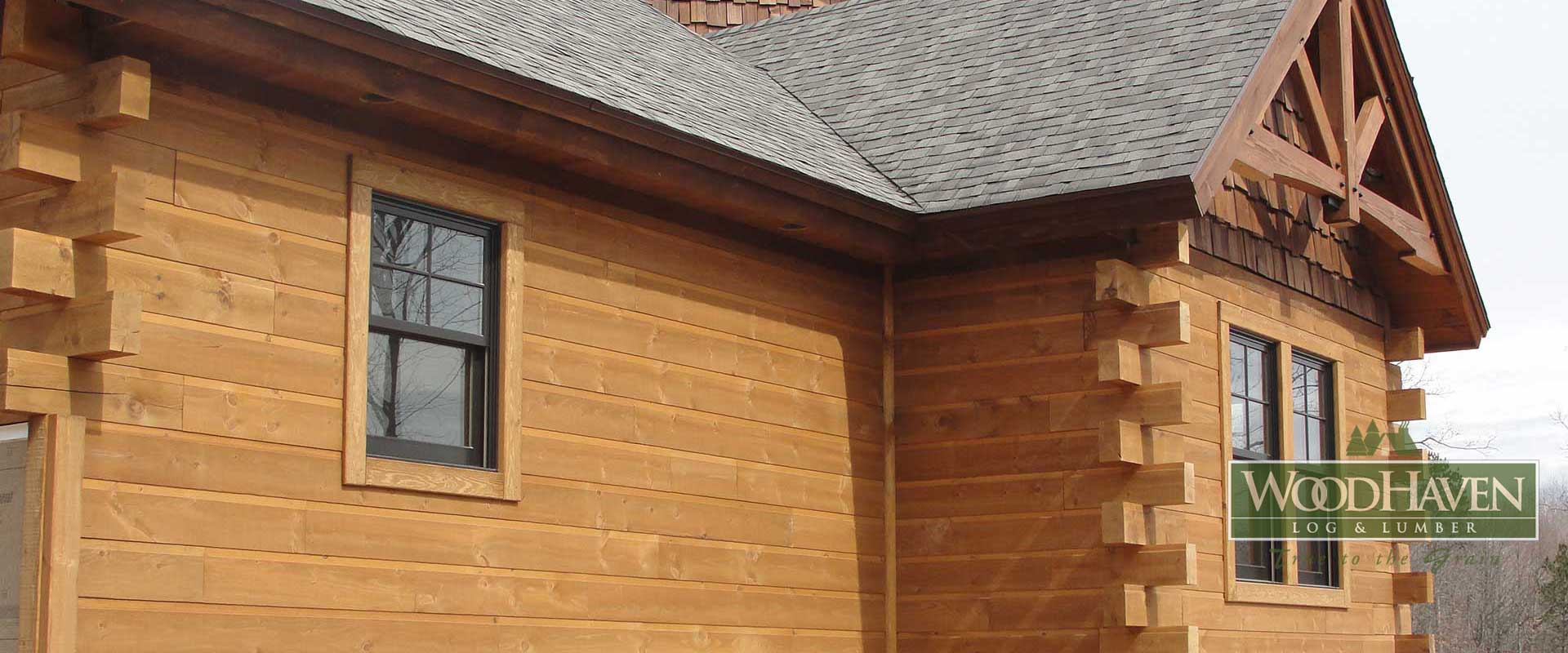 Log Siding, Knotty Pine Paneling, Tiny Cabins WoodHaven