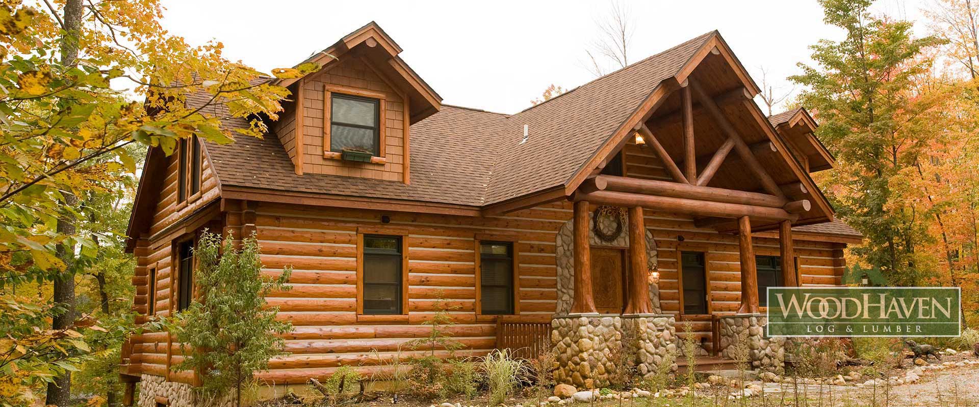 Log Siding, Knotty Pine Paneling, Tiny Cabins WoodHaven