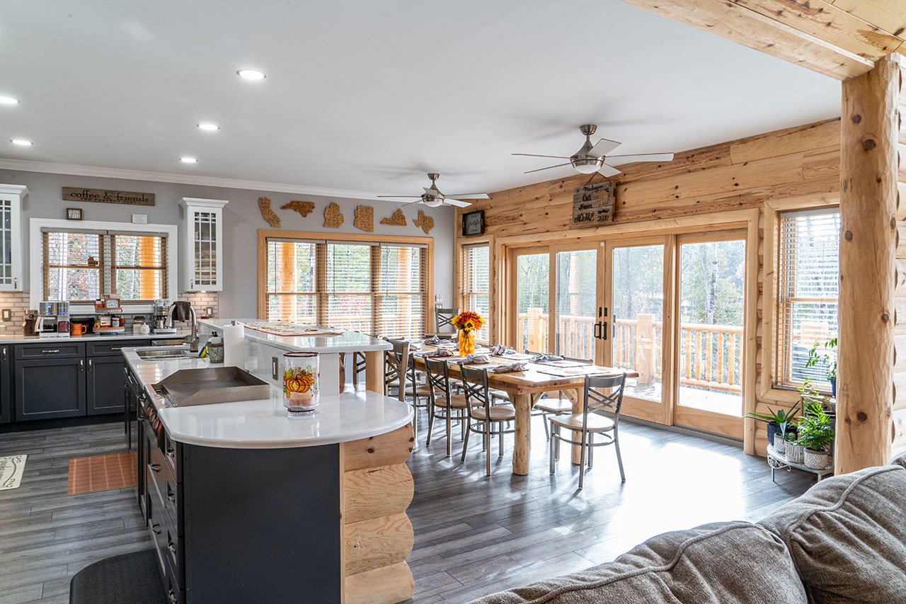 Kitchen with WoodHaven wood paneling