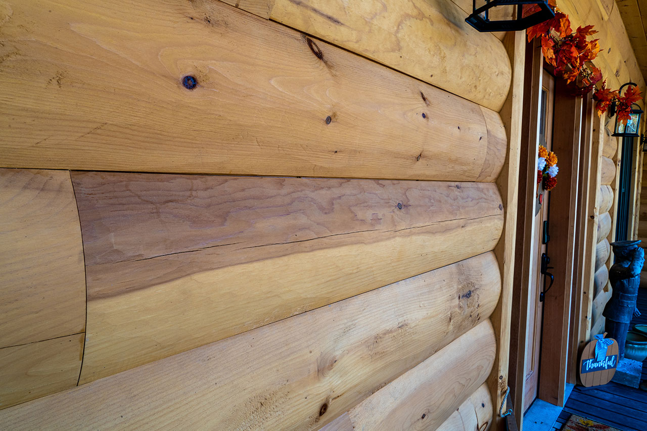 Smooth Log Siding