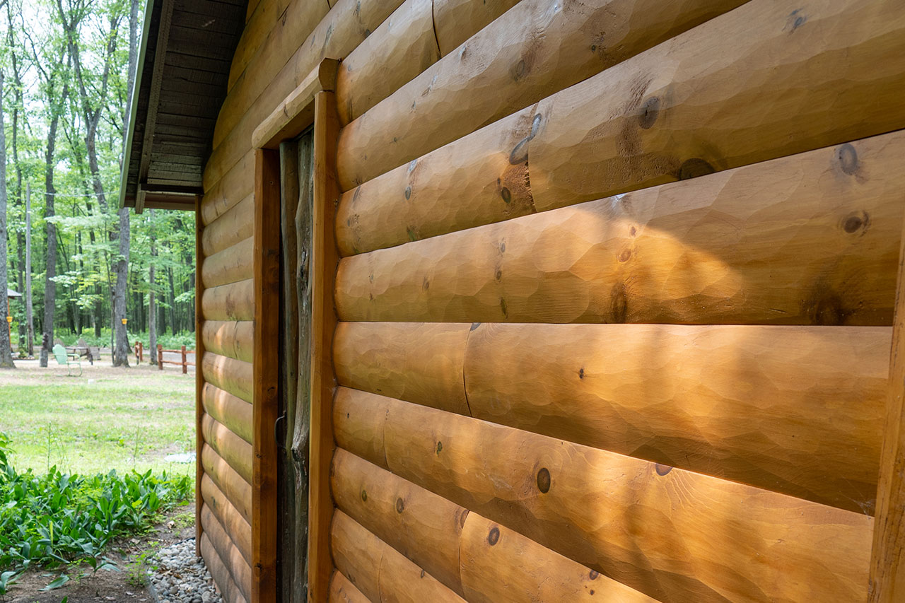Hewn Log Siding Hewn Log Siding