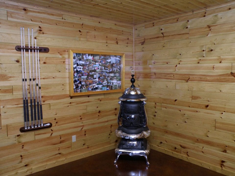 4”, 6”, and 8” knotty pine paneling