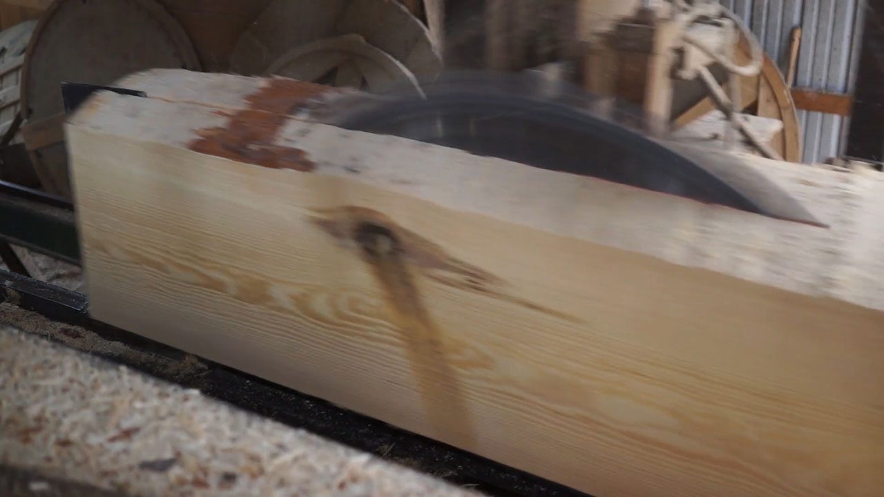 Amish sawmill