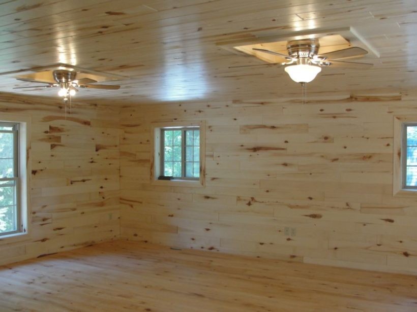 Aspen tongue and groove paneling