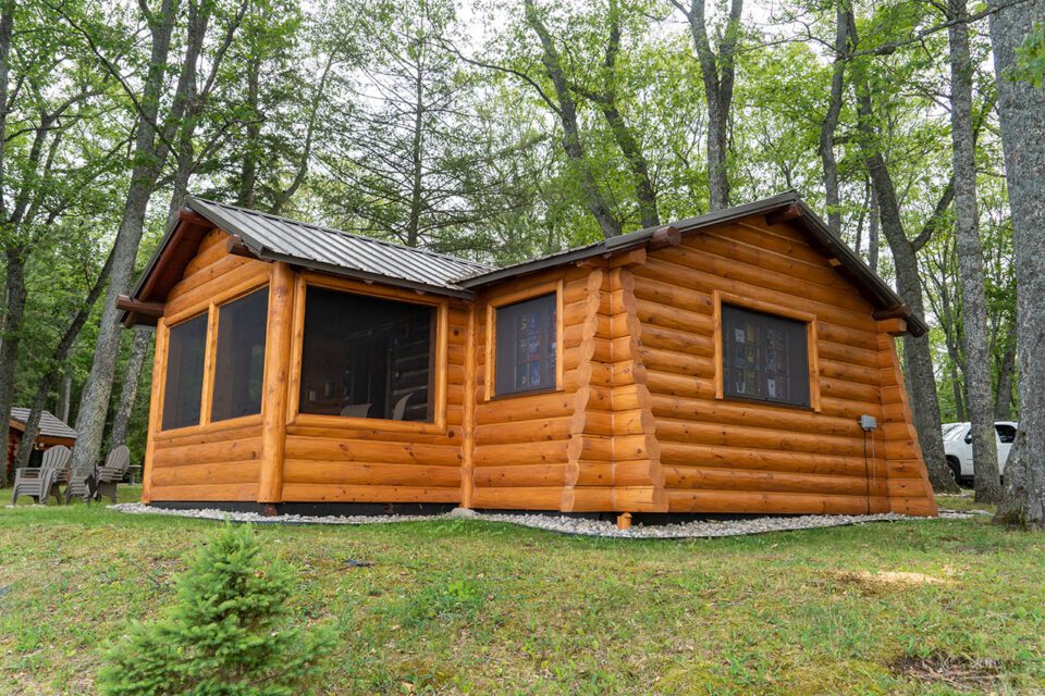 Cost effective log siding
