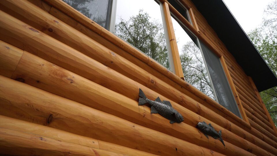Hewn Log Siding