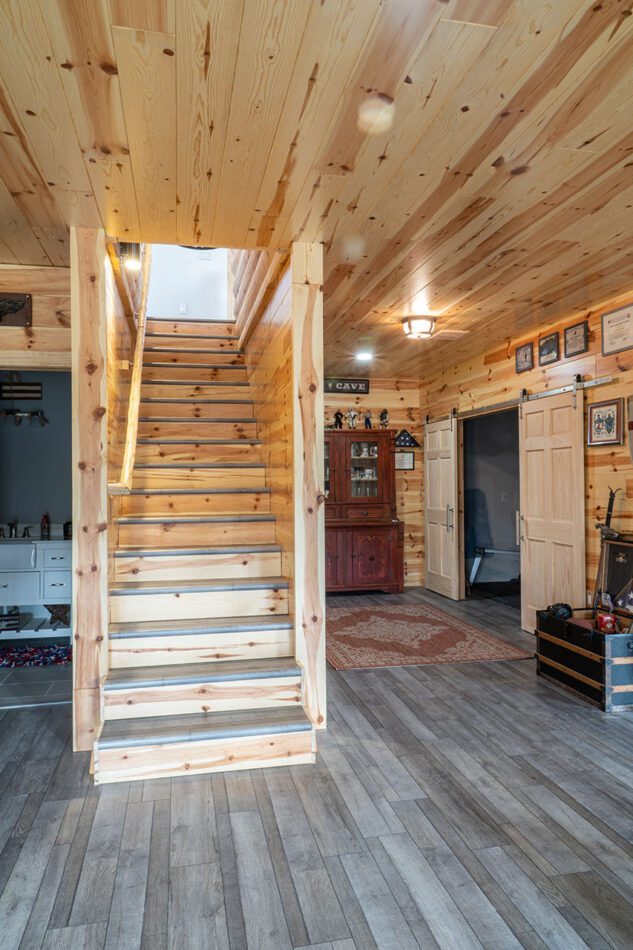 Knotty Pine Paneling