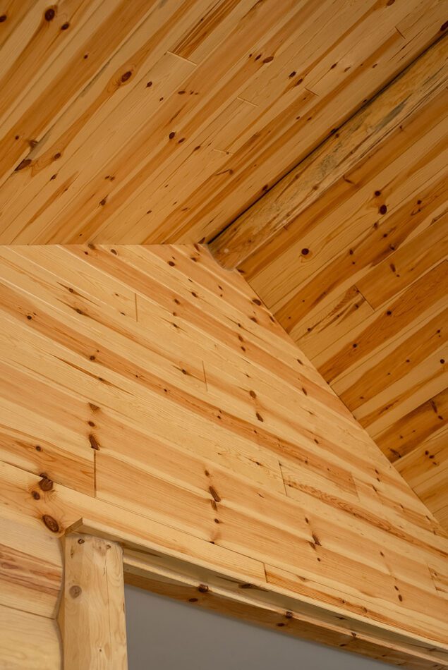 Knotty Pine Paneling