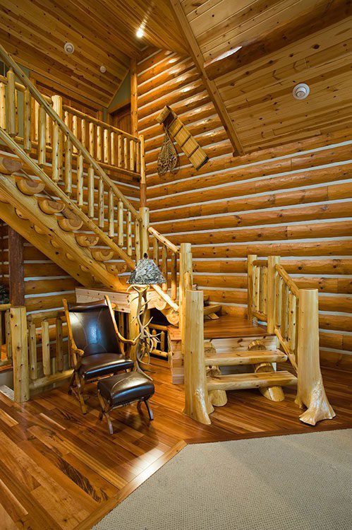Log Stairway