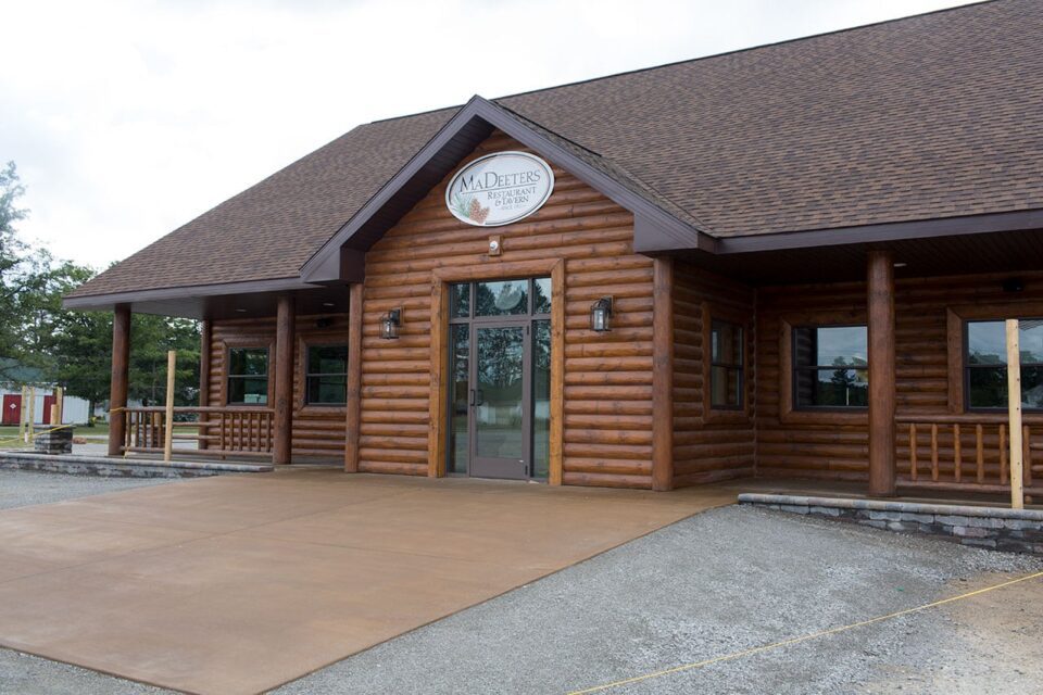 Ma Deeters rustic 3x8 half log siding exterior