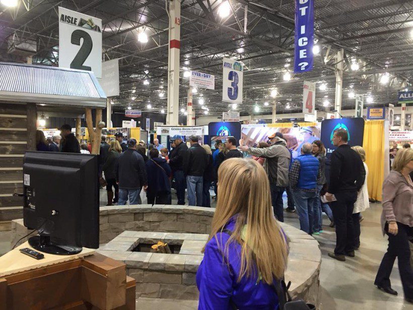 Tiny cabin at the Novi Home Improvement Show