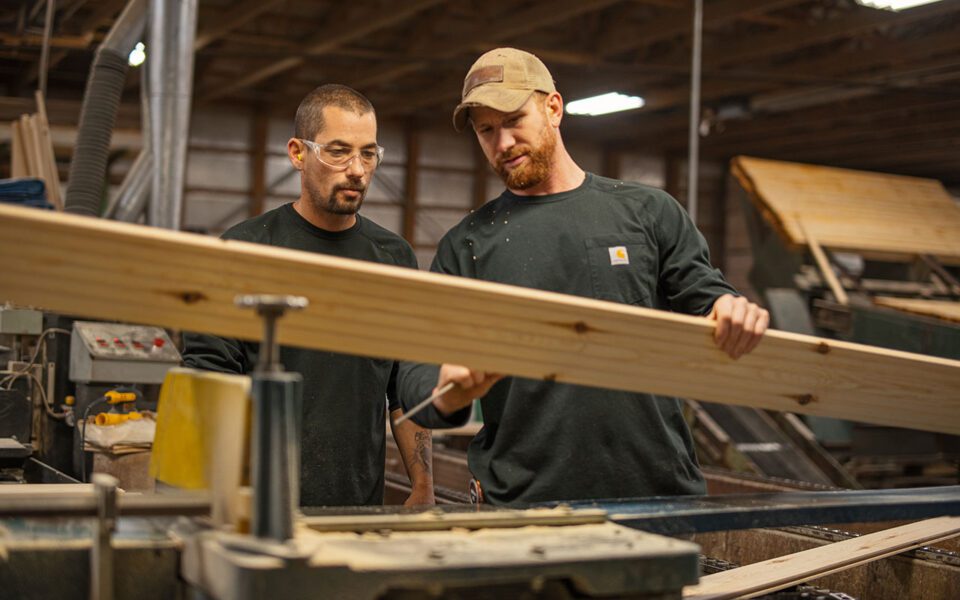 WoodHaven manufacturing in the Mio mill