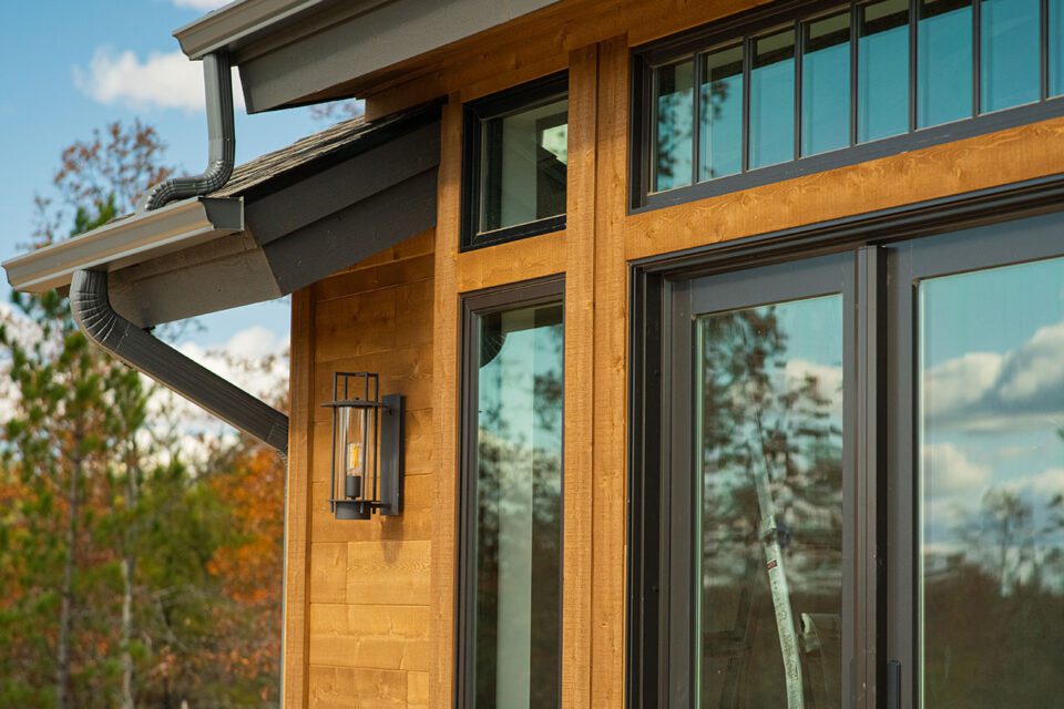 Creating a Modern-Looking Log Cabin