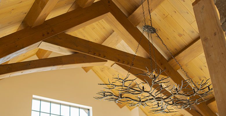 Styling Your Log Home with Rafters, Trusses & Stairways