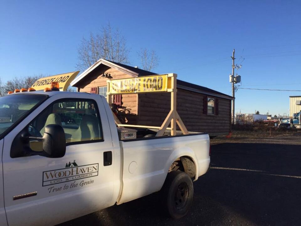 Tiny cabin delivered to Canada